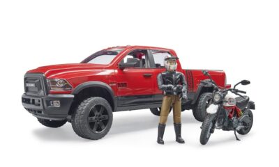 RAM 2500 s motorkou Ducati a řidičem - Bruder 02502