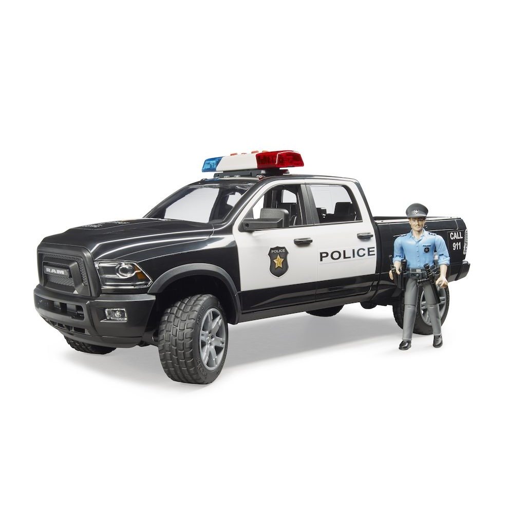 Policejní vůz RAM 2500 s policistou - Bruder 02505 1 Policejní vůz RAM 2500 s policistou - Bruder 02505