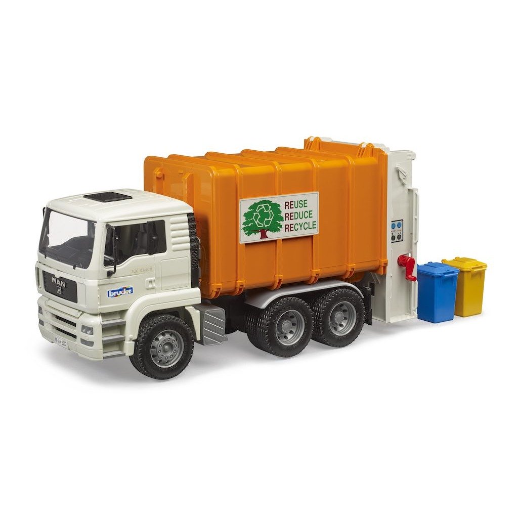 Popelářské auto MAN TGA - Bruder 02772 1 Popelářské auto MAN TGA - Bruder 02772