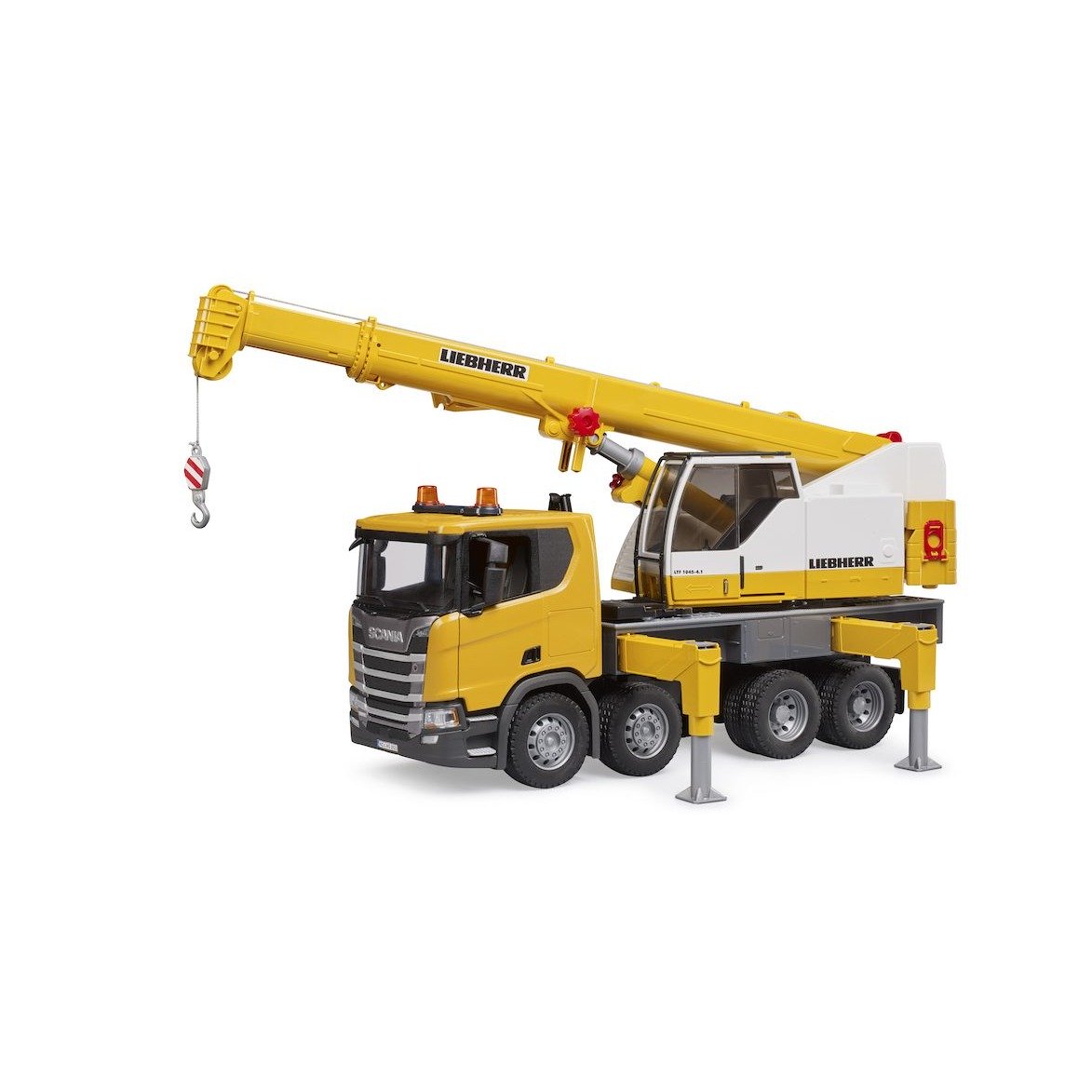 Nákladní auto Scania Super 560R s jeřábem Liebherr - Bruder 03571 1 Nákladní auto Scania Super 560R s jeřábem Liebherr - Bruder 03571