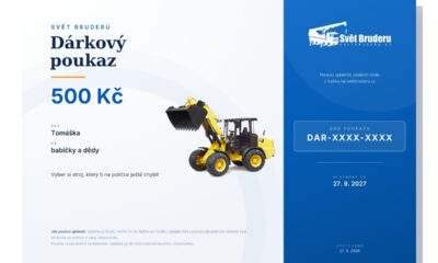 Dárkový poukaz – motiv nakladač